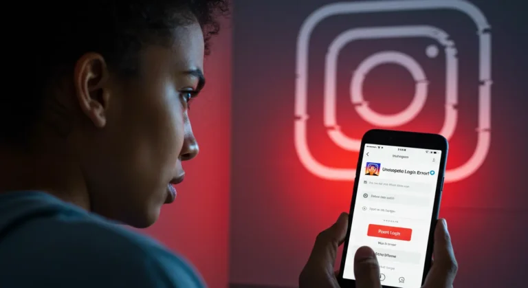 Instagram Login Error An Unexpected Error Occurred