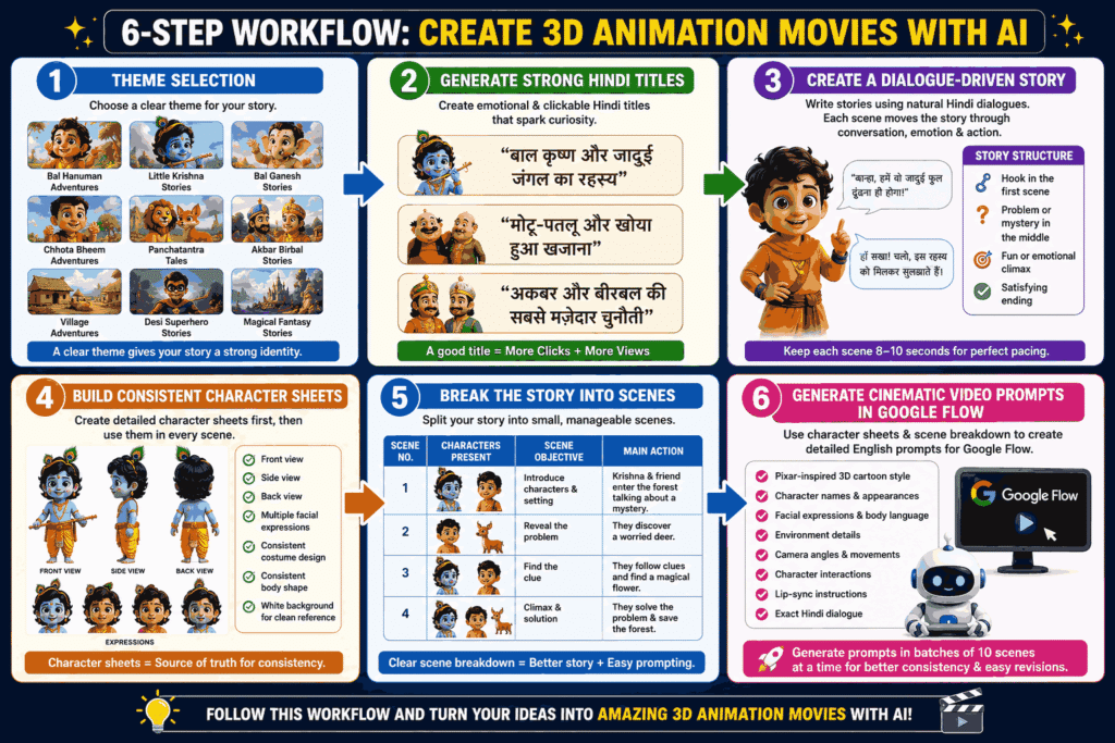 How to Create 3D Animation Movies