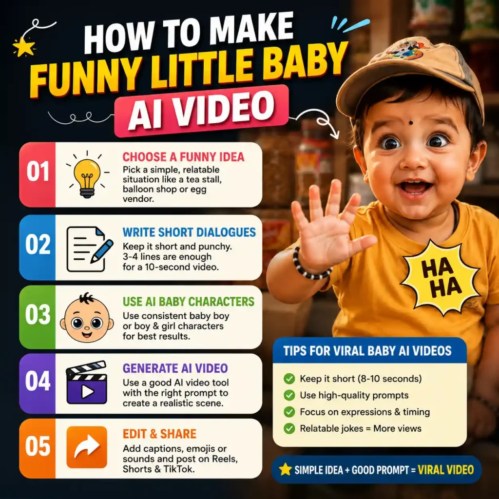 How to Make Funny Little Baby AI Video